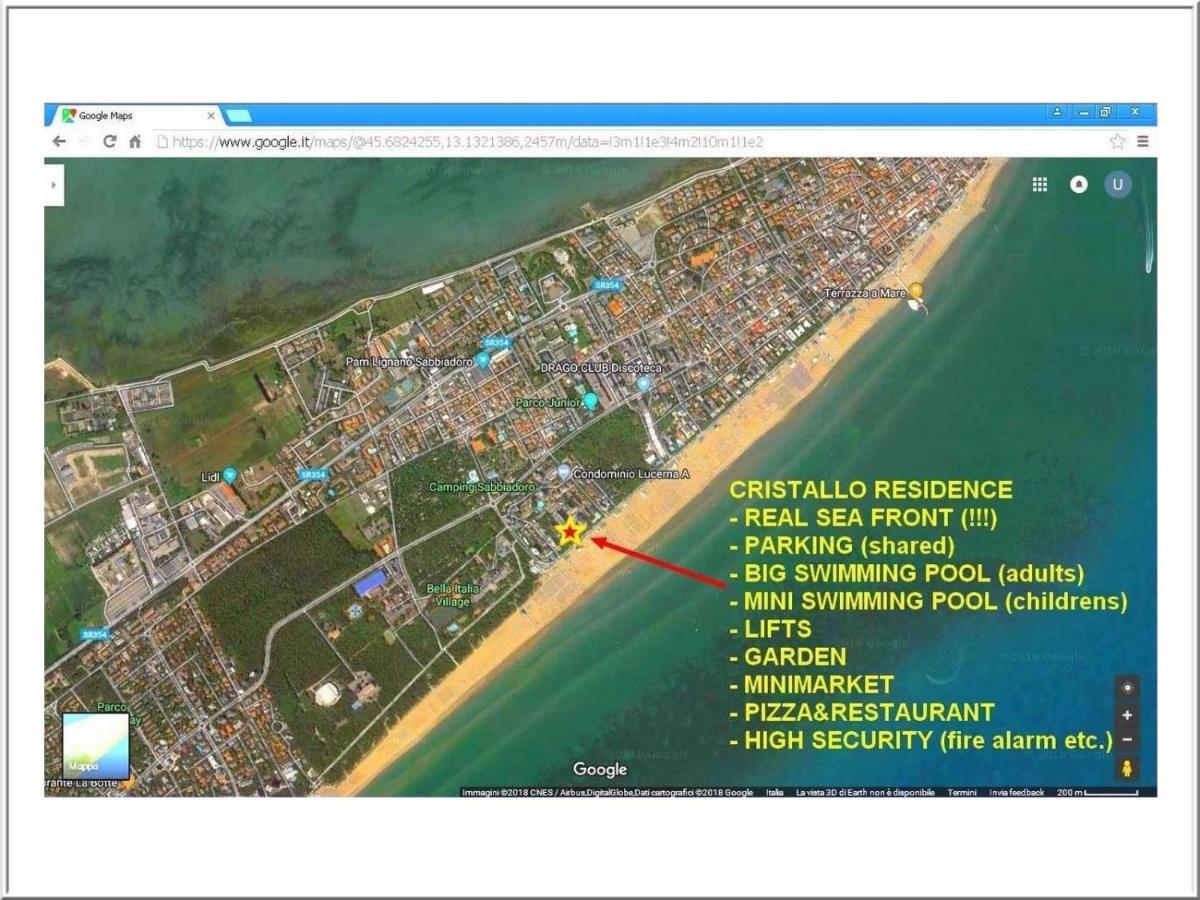 Cristallo Residence Lignano Sabbiadoro Exteriör bild